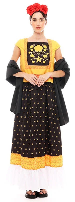 Disfraz de Mexicana Frida Kahlo para Mujer Frida Kahlo Partilandia