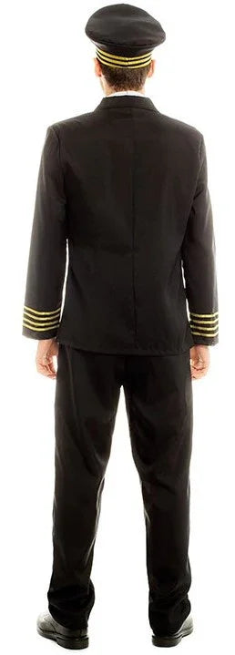 Disfraz de Piloto de Avión Comercial para Adulto Pilotos y Aviadores Partilandia