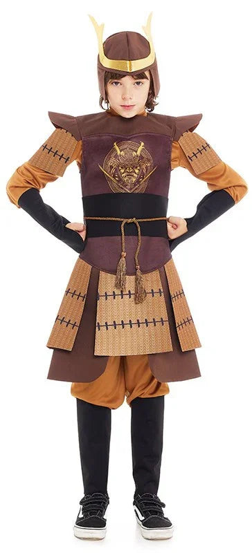 Disfraz de Samurái con Armadura para Niño Samurai Partilandia