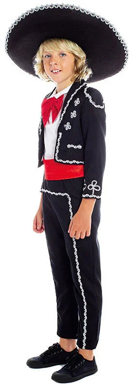 Disfraz de Mariachi Mejicano Clásico para Niño Mexicanos Infantiles Partilandia