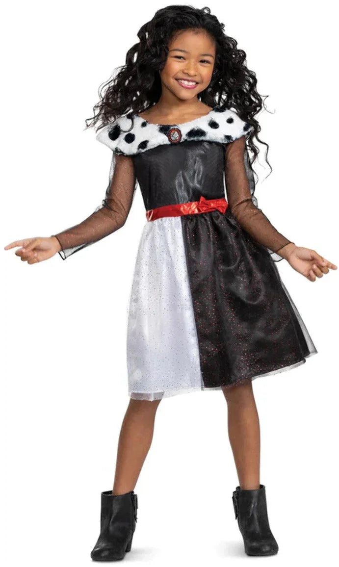 Disfraz de Cruela de Vil Infantil Cruella de Vil Smiffys