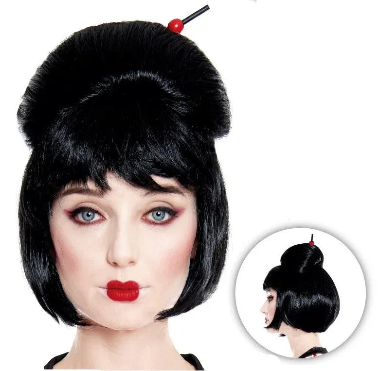 Peluca de Geisha Morena Geishas Partilandia