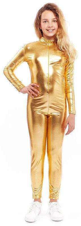 Malla Dorada Metalizada Infantil Mallas y Maillots Partilandia