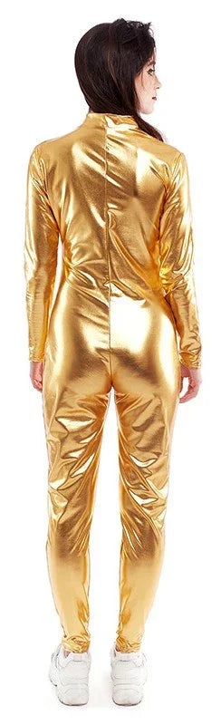 Malla Dorada Metalizada para Mujer Mallas y Maillots Partilandia