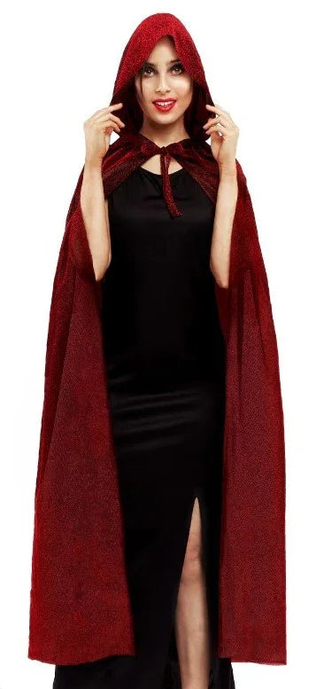 Capa Roja Larga de Lamé para Adulto Capas Partilandia