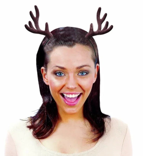 Diadema de Cuernos de Reno Navideño COMPLEMENTOS Widmann