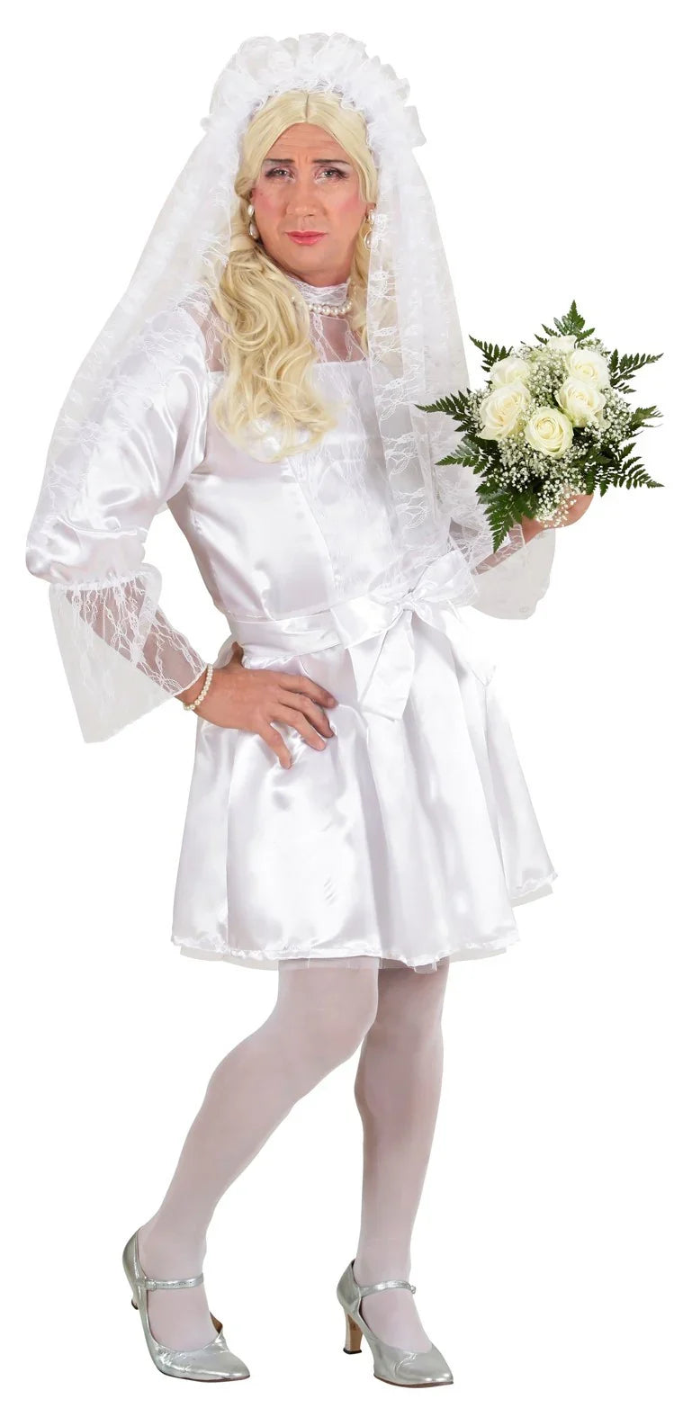 Disfraz de Novia con Velo para Hombre Novias Widmann