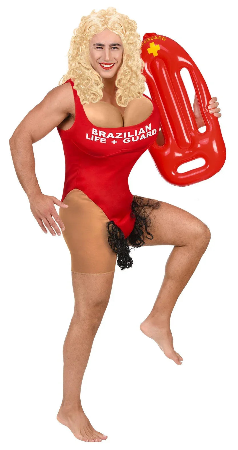 Disfraz de Vigilante de la Playa Peluda para Hombre Vigilantes de la Playa Widmann