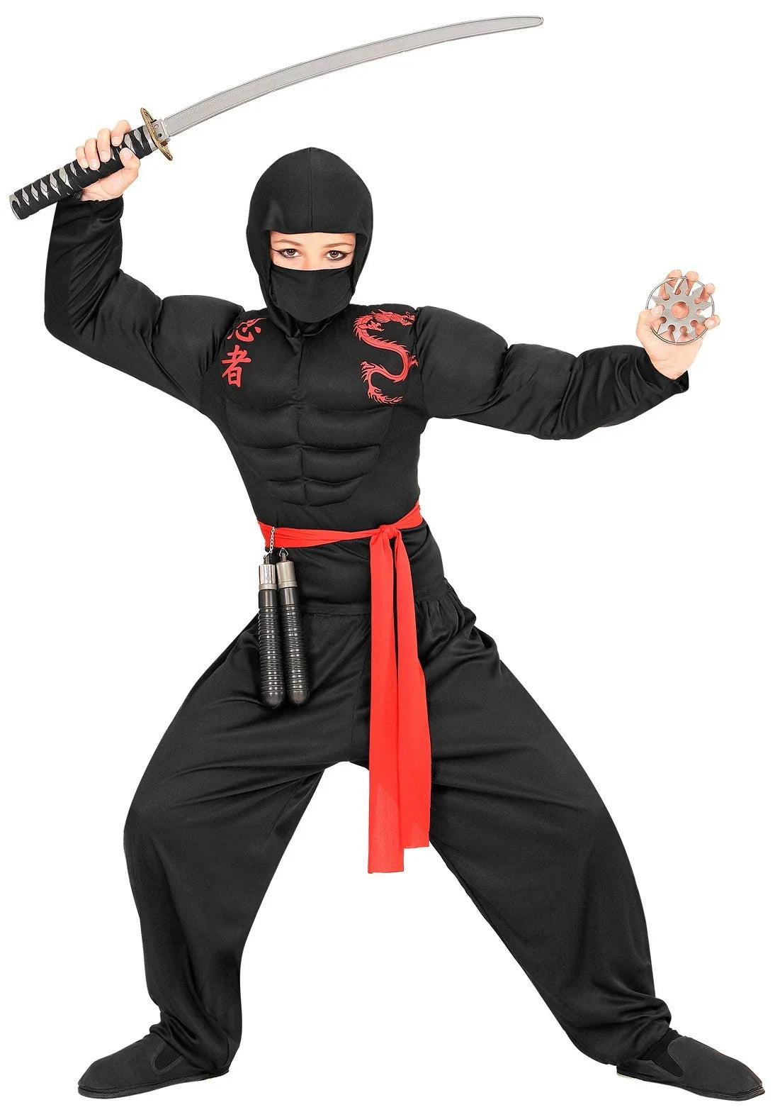 Disfraz de Ninja Musculoso Infantil INFANTILES Widmann
