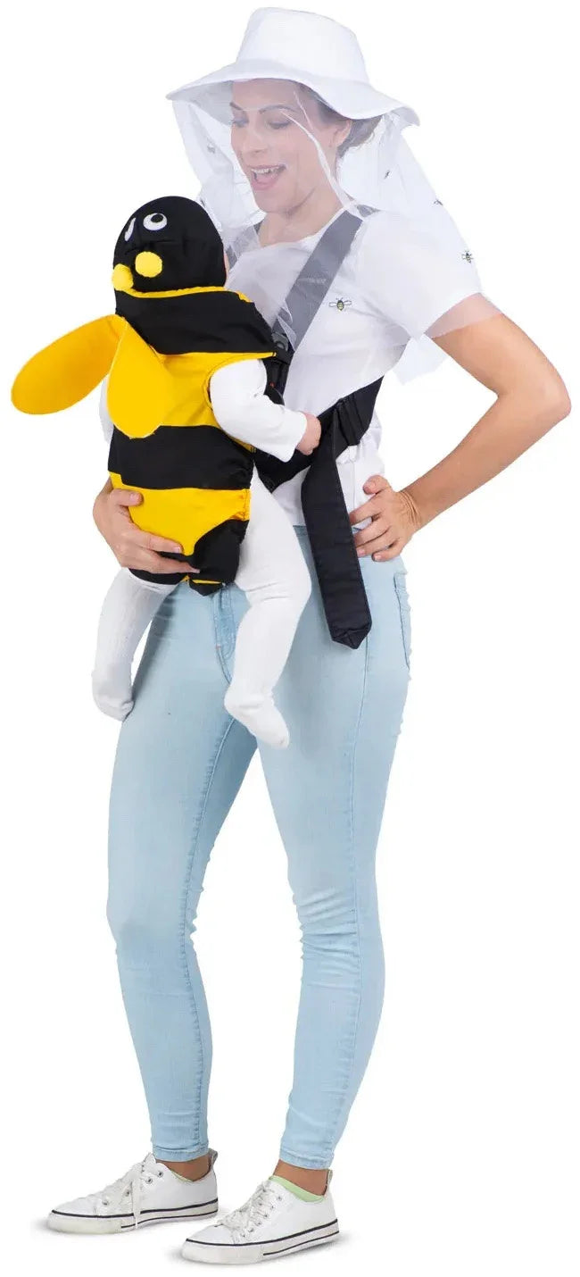 Disfraz de Apicultor con Abeja Cubremochila para Bebé y Adulto Abejas Viving