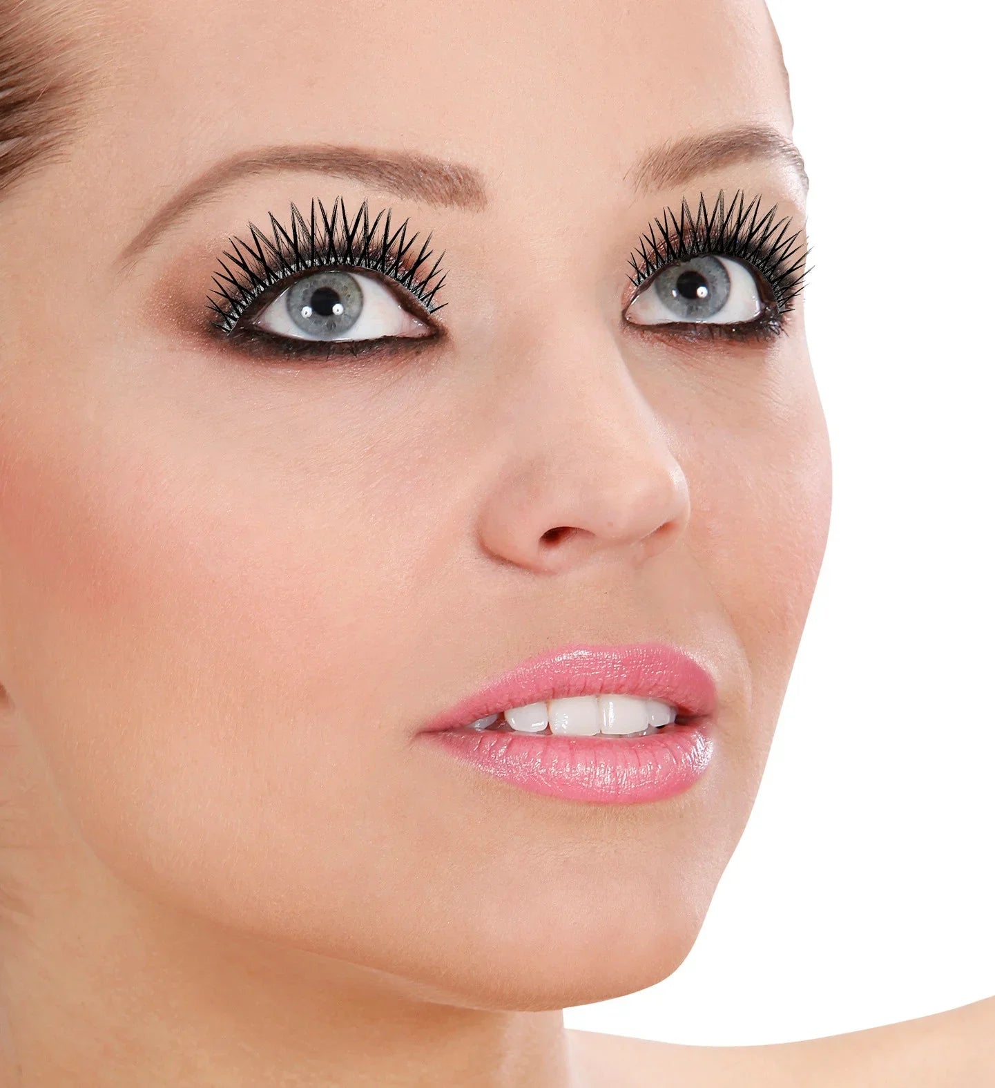 Pestañas con Purpurina Plateada COMPLEMENTOS Widmann