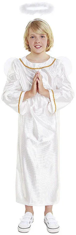 Disfraz de Ángel Navideño con Alas para Niño Ángeles Partilandia