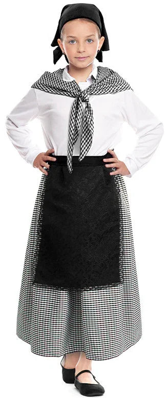 Disfraz de Castañera Clásica Infantil Navidad Infantiles Partilandia