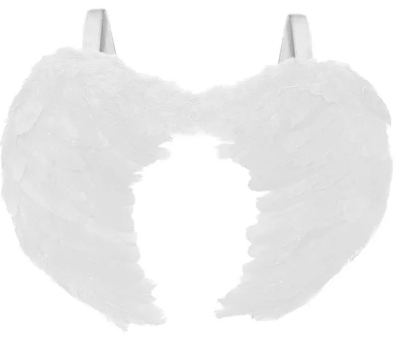 Alas Grandes de Ángel con Plumas Blancas Alas Partilandia