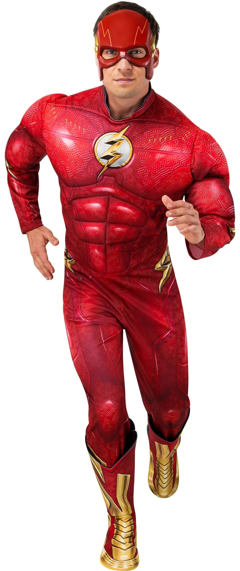 Disfraz de The Flash Musculoso Premium para Hombre Flash Rubies
