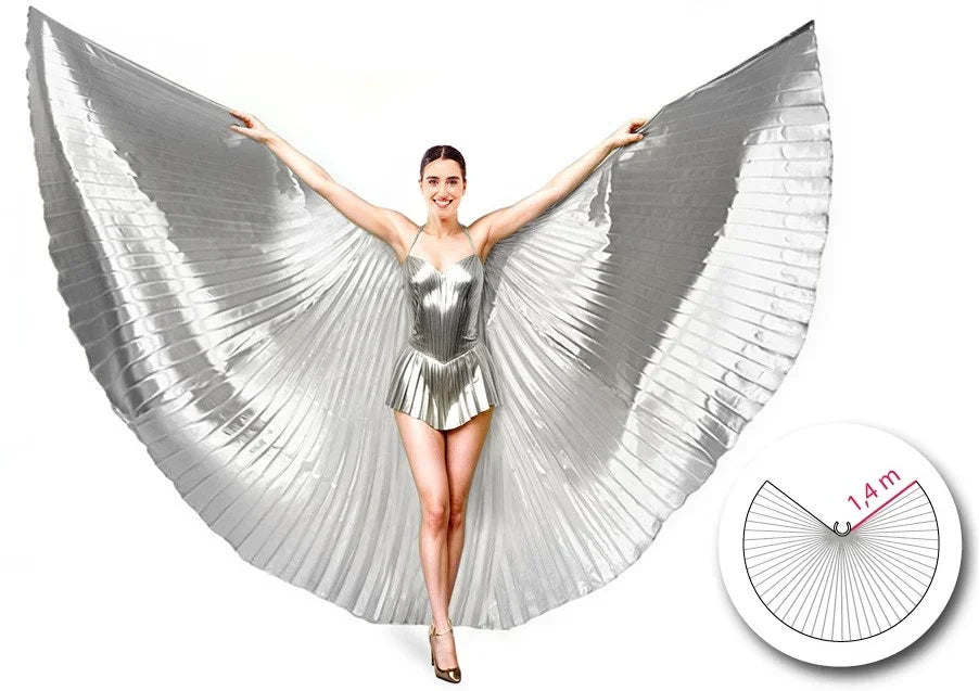 Capa de Alas Plateadas para Adulto Capas Partilandia