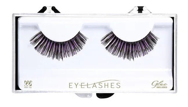 Pestañas con Lame Azul o Morado Pestañas Widmann