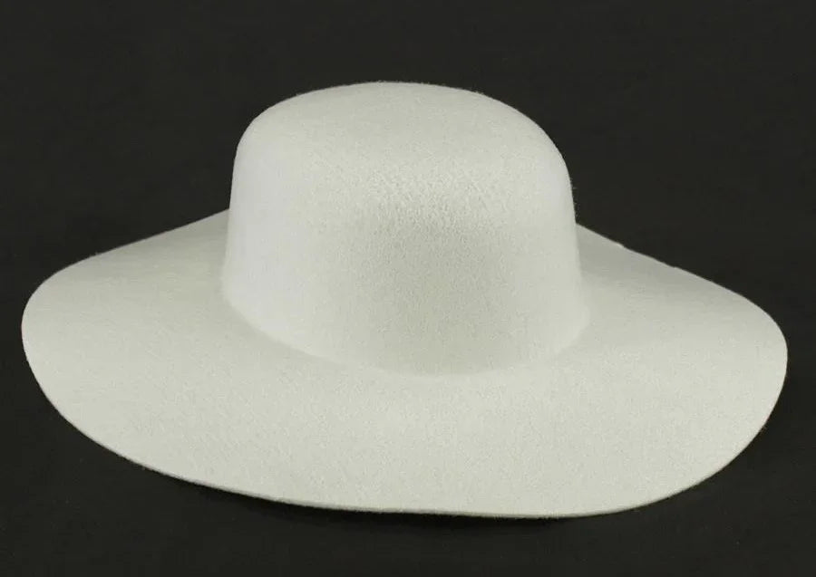 Pamela Blanca de Fieltro para Decorar Sombreros y Gorros Widmann