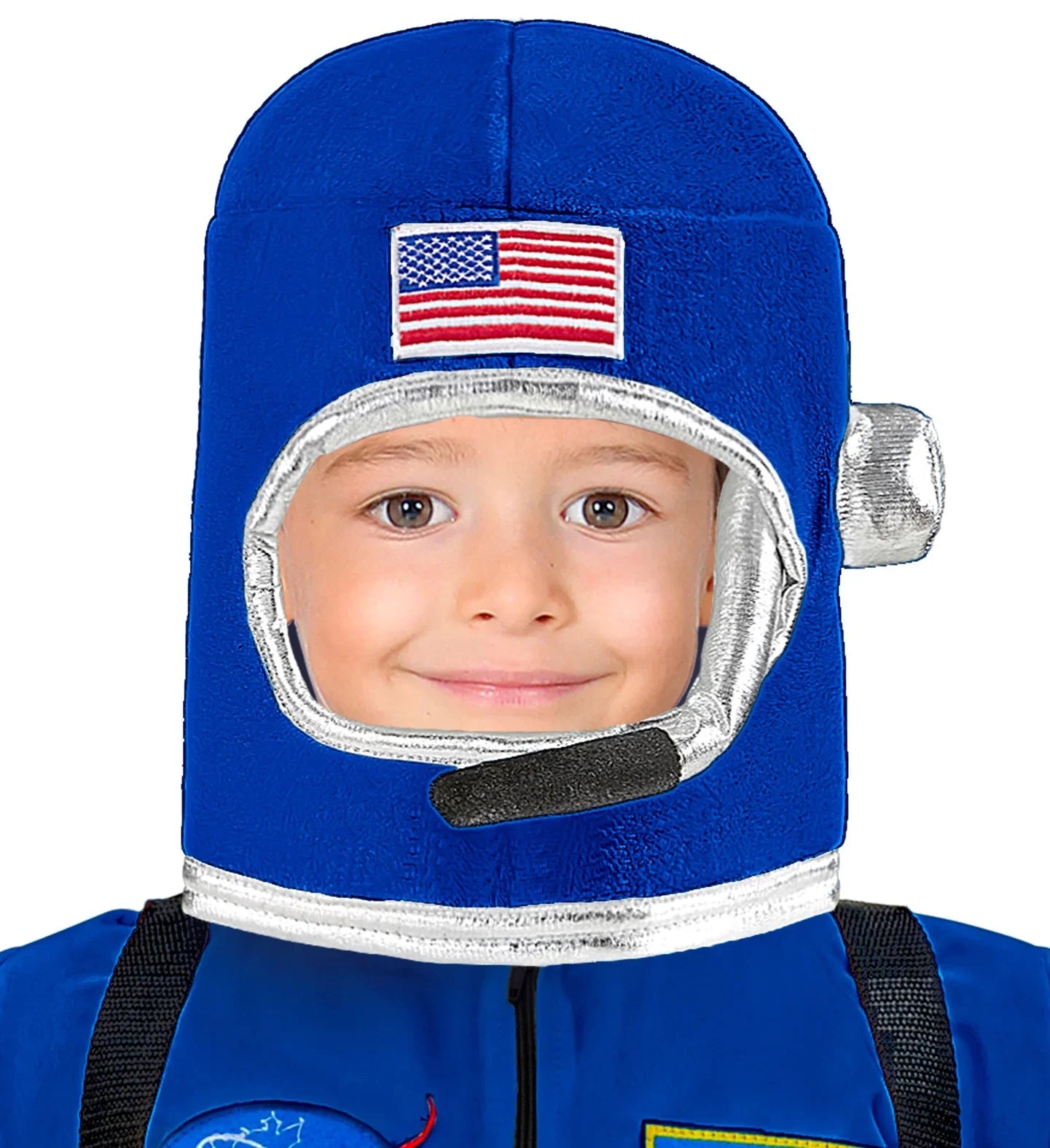 Casco de Astronauta Azul de Tela Infantil Astronautas Widmann
