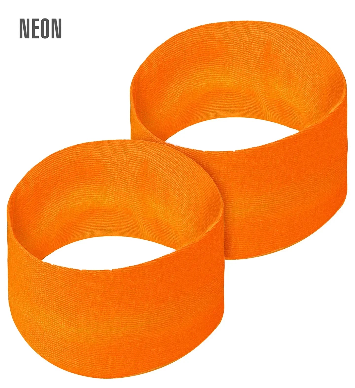 Muñequeras Naranjas Neón Años 80 Años 80 Widmann