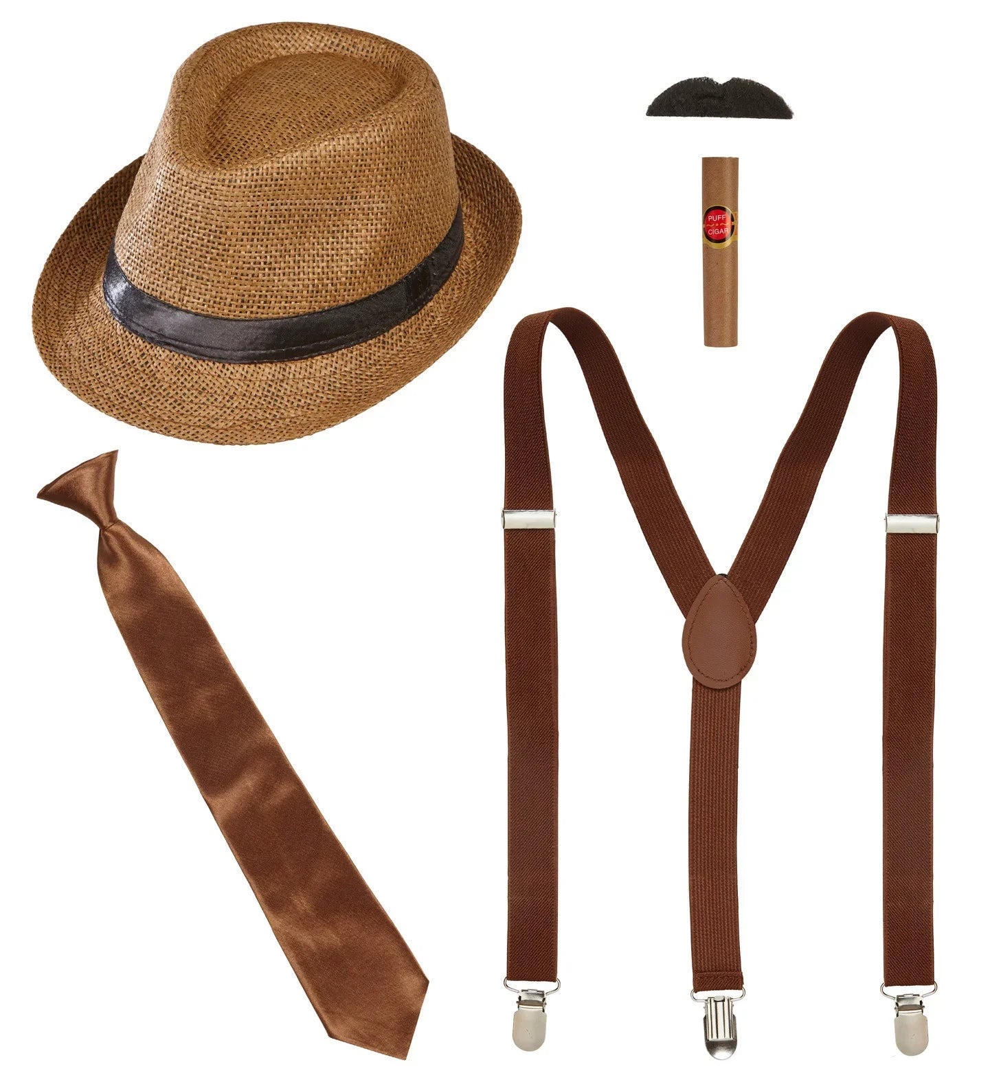 Kit de Disfraz de Hombre Años 20 Charleston, Gangster y Años 20 Widmann