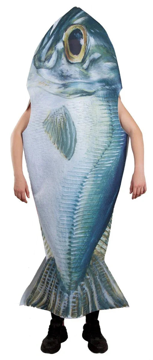 Disfraz de Pez Merluzo para Adulto Peces y Animales Marinos Fycar