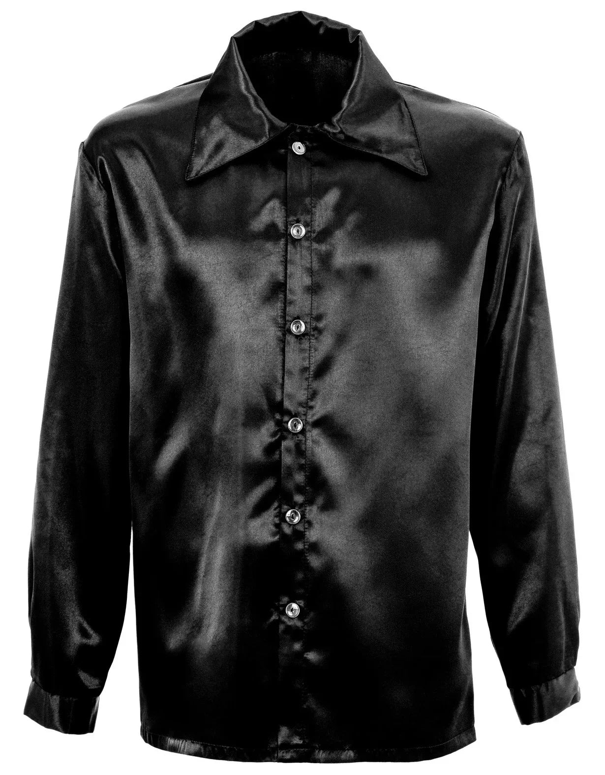 Camisa Disco Años 70 Negra para Hombre Camisas Disco Años 70 Widmann