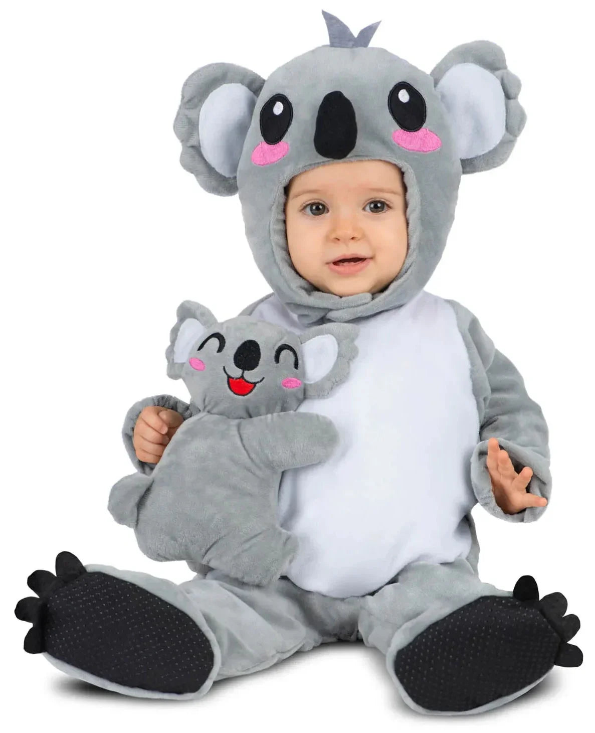 Disfraz de Koala con Muñeco de Peluche para Bebé Animales Infantiles Viving