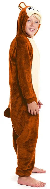 Disfraz de Mono Pijama de Peluche Infantil Mono y Gorila Partilandia
