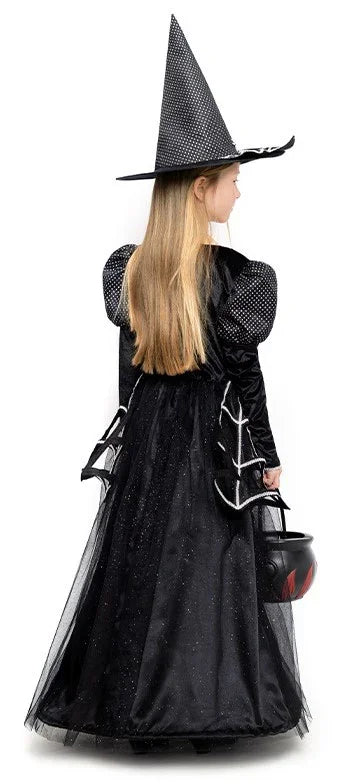 Disfraz de Bruja Arácnida Premium para Niña Brujas Partilandia