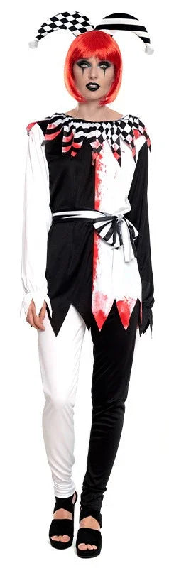 Disfraz de Bufona Sangrienta para Mujer Payasos Asesinos Partilandia
