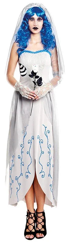 Disfraz de Emily la Novia Cadáver para Mujer Novias Cadáver Partilandia