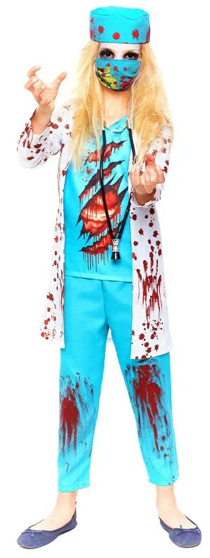 Disfraz de Cirujano Zombie Infantil Zombies Partilandia