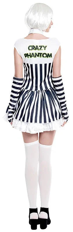 Disfraz de Beetlejuice Corto para Mujer BeetleJuice Partilandia