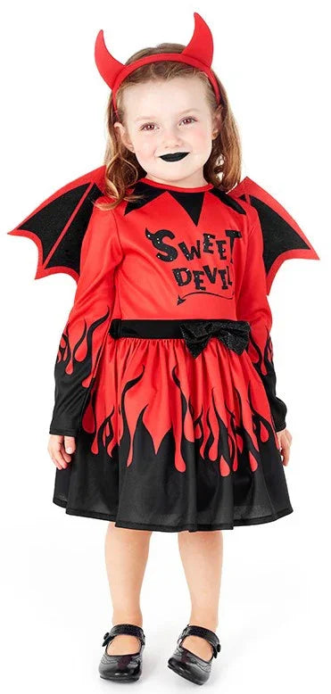 Disfraz de Diablesa para Niña Halloween Infantiles Partilandia