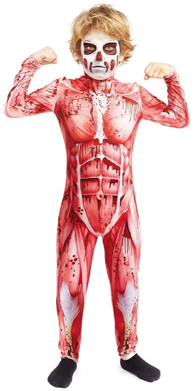 Disfraz de Cuerpo Humano sin Piel para Niño Halloween Infantiles Partilandia