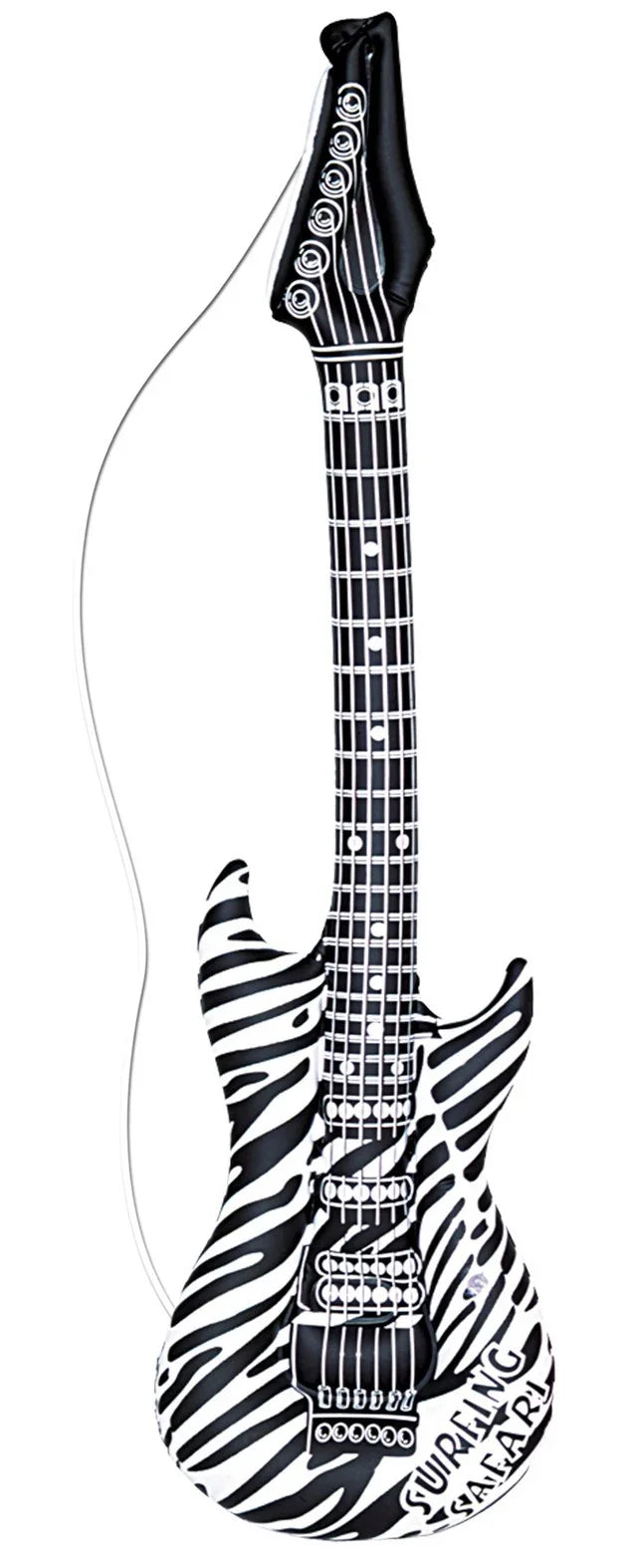 Guitarra Eléctrica Hinchable de Cebra Complementos Rockeros y Moteros Widmann