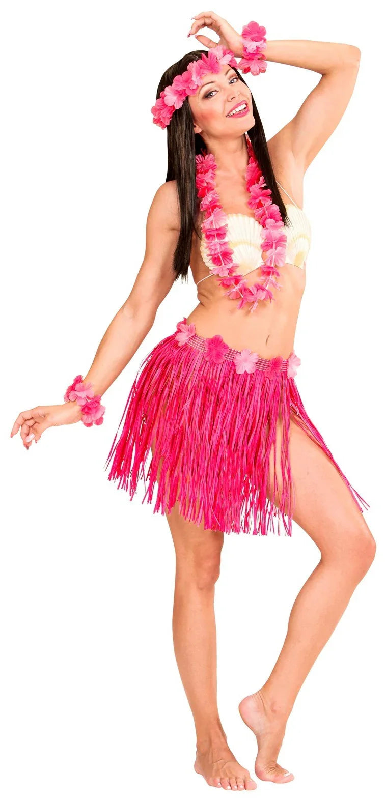 Kit Hawaiano Rosa Complementos Hawaianos Widmann