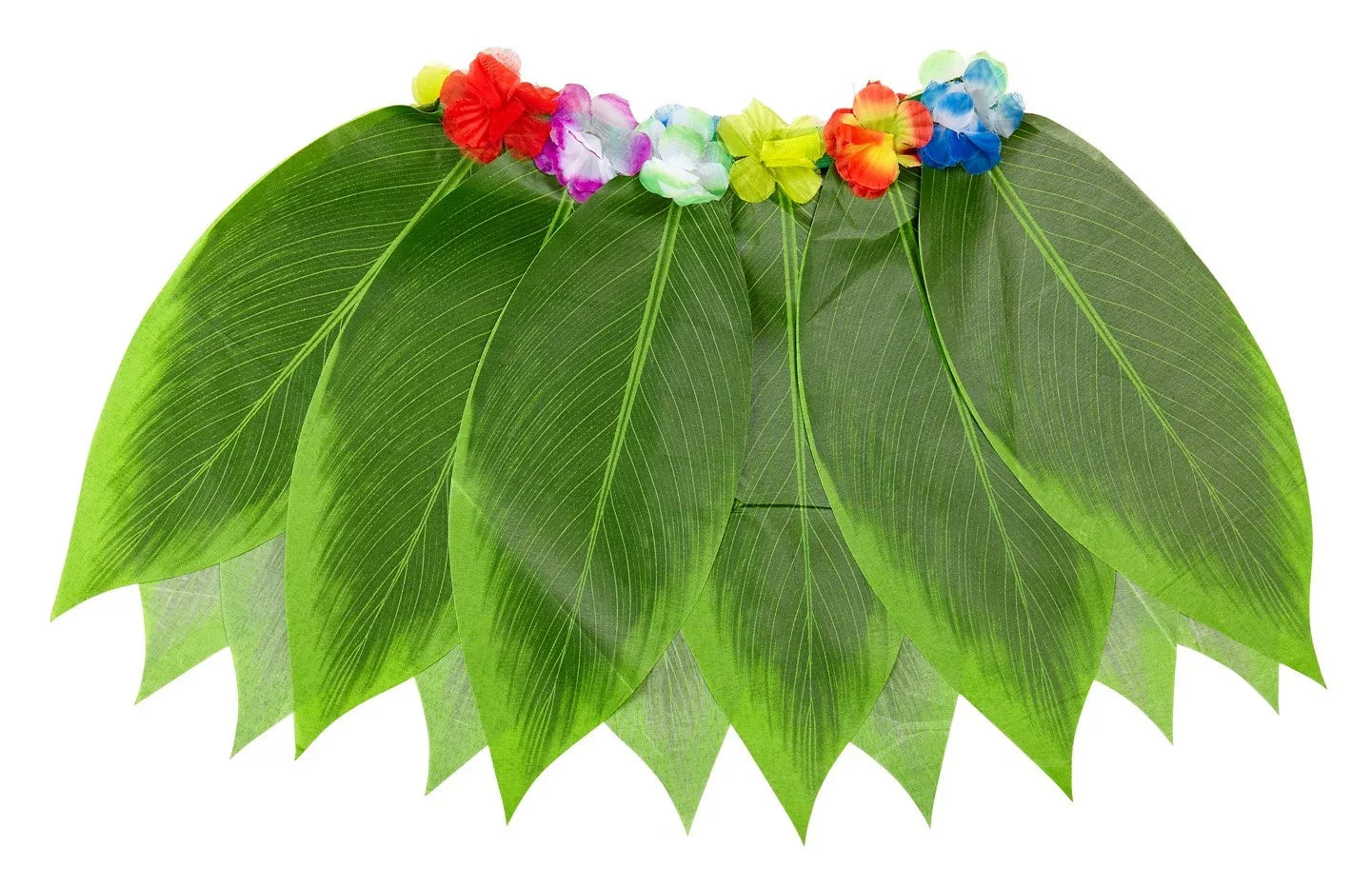 Falda Hawaiana de Hojas Verdes con Flores COMPLEMENTOS Widmann