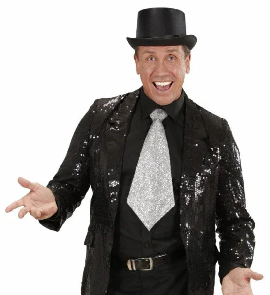 Corbata de Lame Plata COMPLEMENTOS Widmann