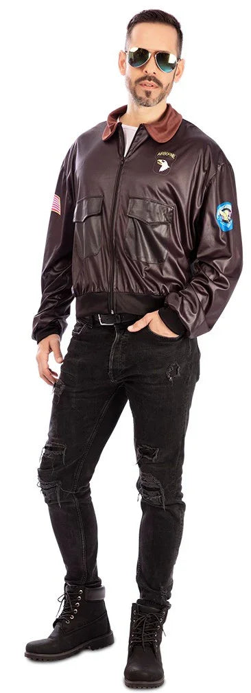Cazadora de Piloto Aviador para Hombre Pilotos y Aviadores EuroCarnavales