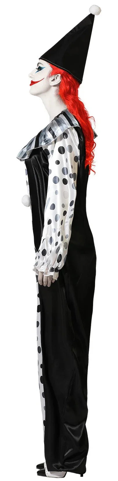 Disfraz de Payaso Asesino Blanco y Negro para Adulto Payasos Asesinos Atosa