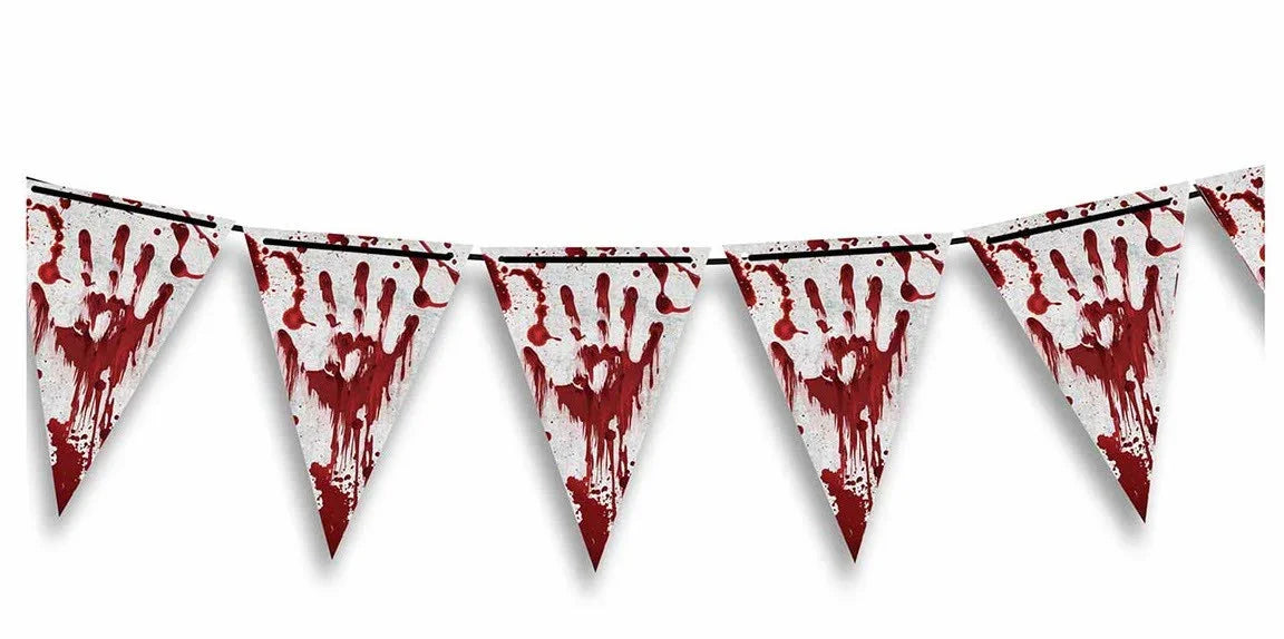 Guirnalda Sangrienta para Decoración de Halloween Guirnaldas de Halloween Guirca
