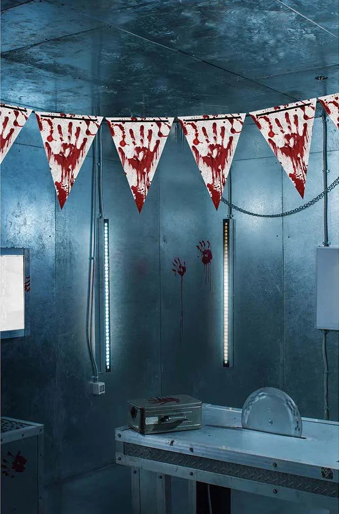 Guirnalda Sangrienta para Decoración de Halloween Guirnaldas de Halloween Guirca