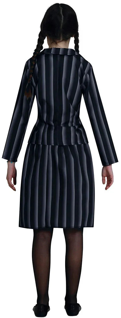 Disfraz de Miércoles Estudiante Nevermore para Niña Miércoles Addams Guirca