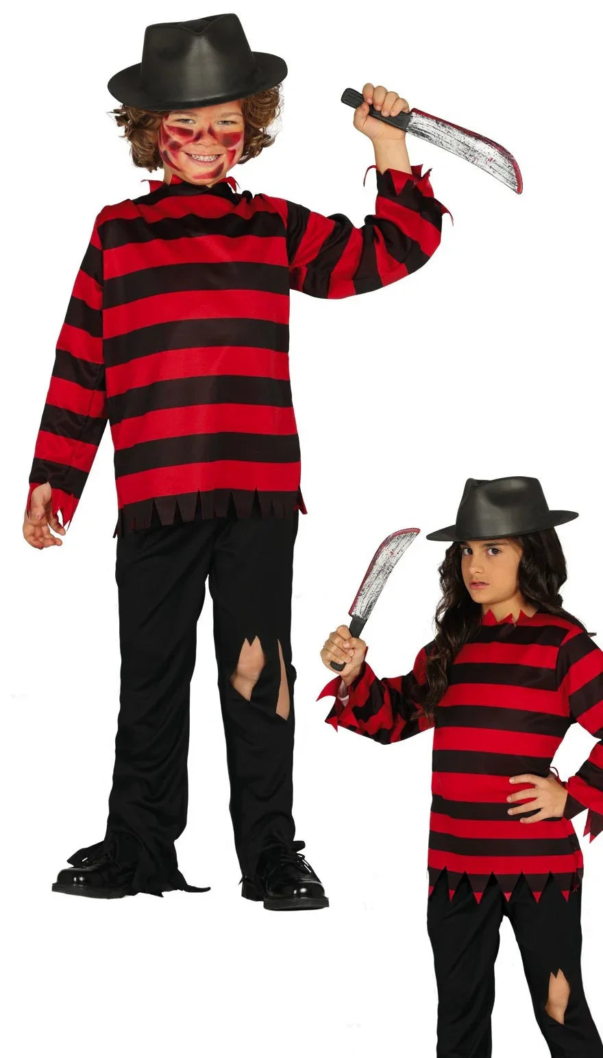 Disfraz de Freddy Krueger Asesino para Niño Freddy Krueger Guirca