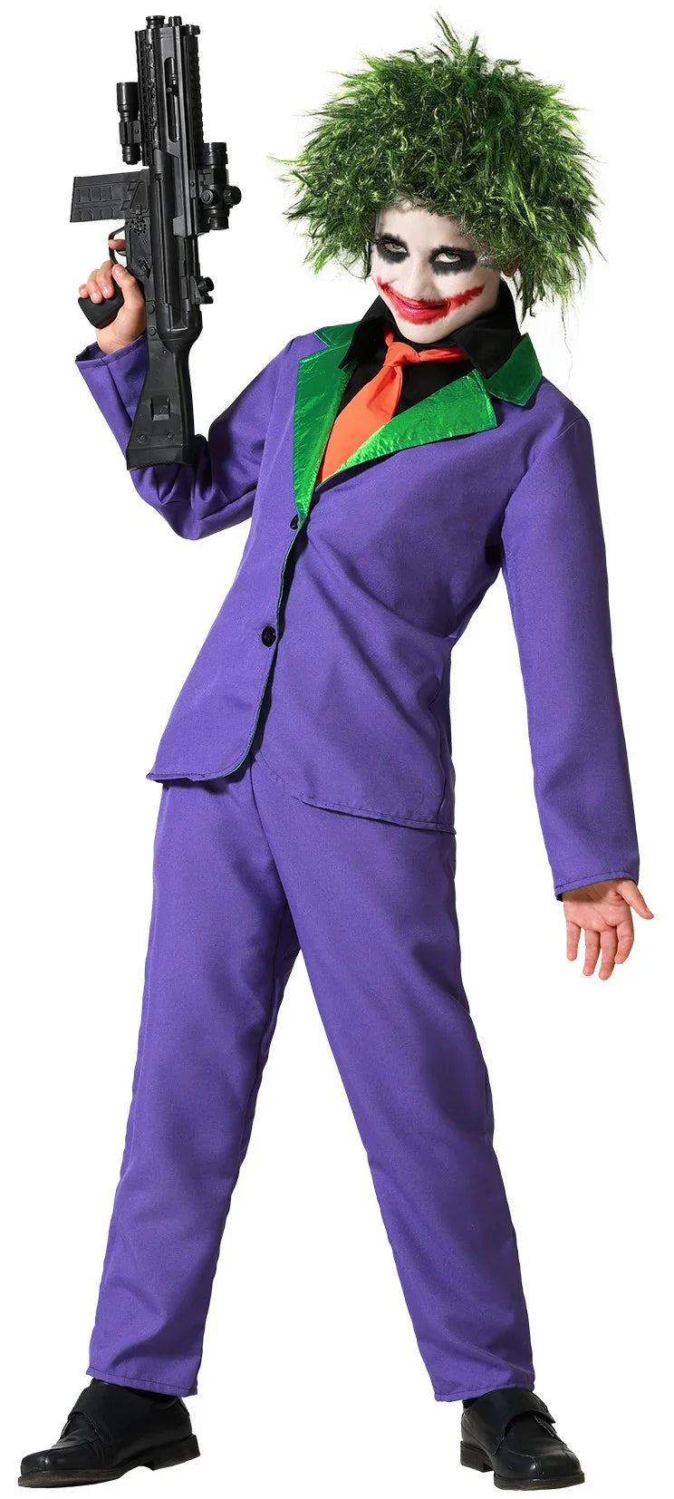 Disfraz de Joker Morado para Niño Joker Atosa