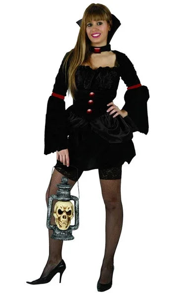Disfraz de Vampiresa Corto para Mujer Vampiros y vampiresas Atosa