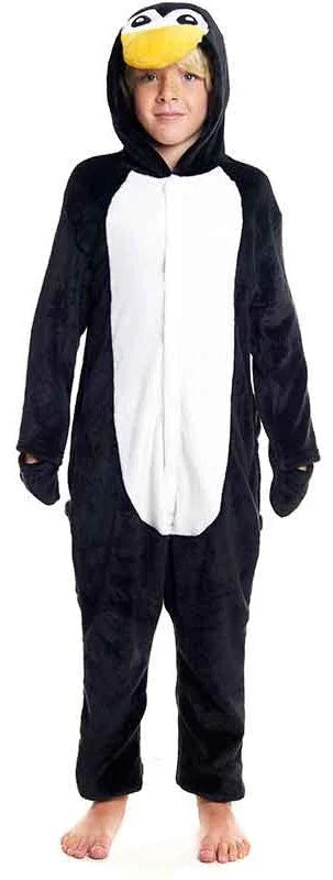 Disfraz de Pingüino de Peluche con Capucha Infantil Pingüino Partilandia