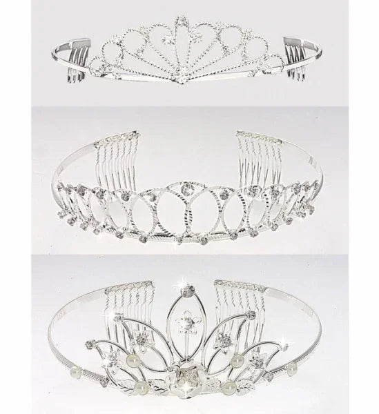 Tiara Metálica en plata COMPLEMENTOS Widmann
